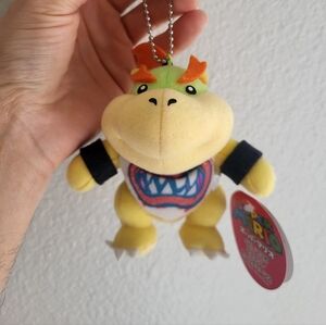 Rare Super Mario Bowser Jr. Keychain Plush. SK Japan 2007